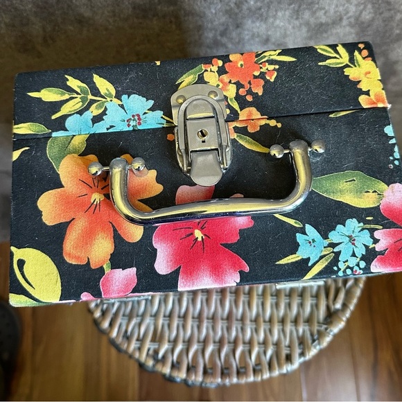 Caboodles Black with Vibrant Floral Design - Picture 3 of 9